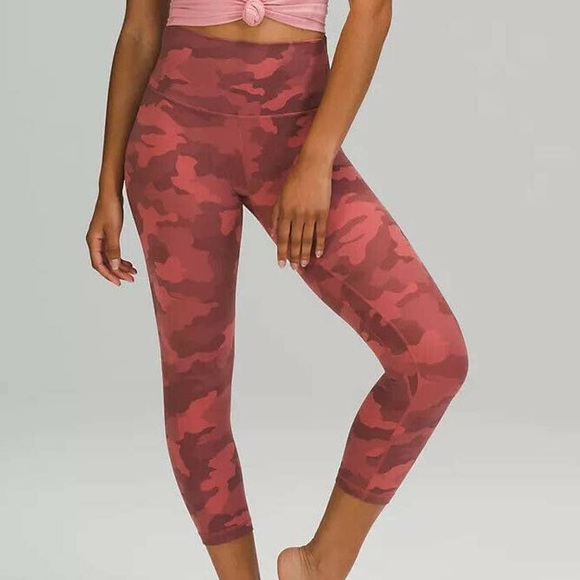 Lululemon Heritage 365 Align High Rise Crop Leggings 2 - Picture 1 of 5